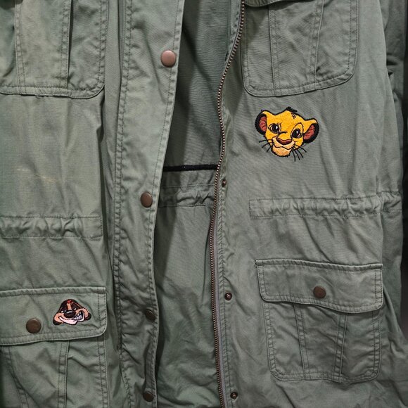 Disney “The Lion King” Utility or Safari Military Style Jacket Woman's Size XL - Picture 8 of 15